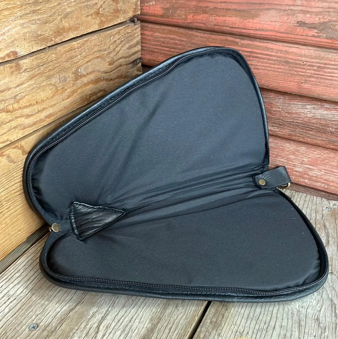 074 Medium Pistol Case - Cowhide w/