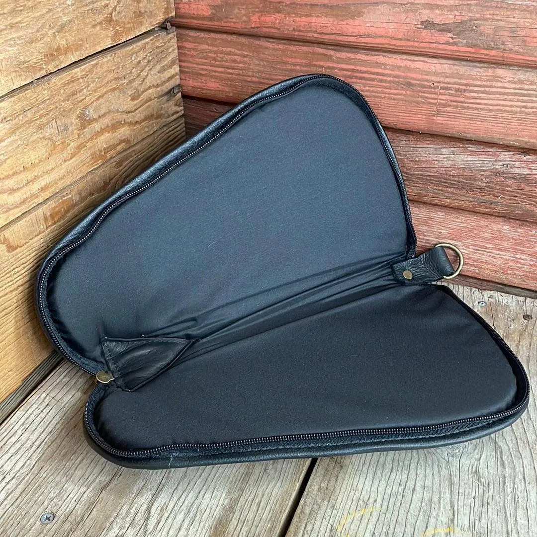 075 Medium Pistol Case - Cowhide w/