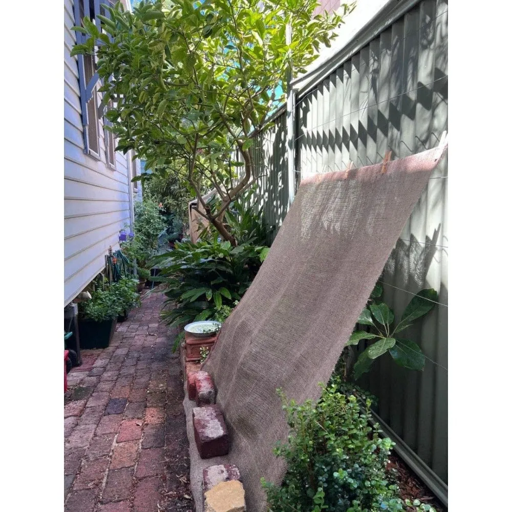 100% Natural Jute Hessian Burlap for the Home or Garden, 1m x 5m Roll