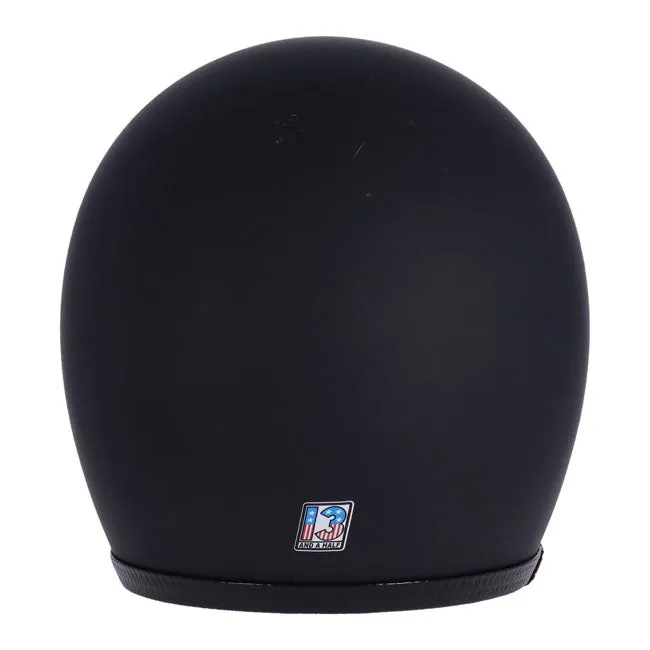 13 1/2 SKULL BUCKET HELMET MATT BLACK