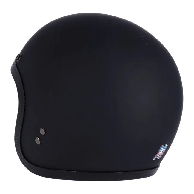 13 1/2 SKULL BUCKET HELMET MATT BLACK