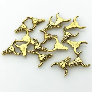 #16A Mixed Retro Nail Charms - Gold
