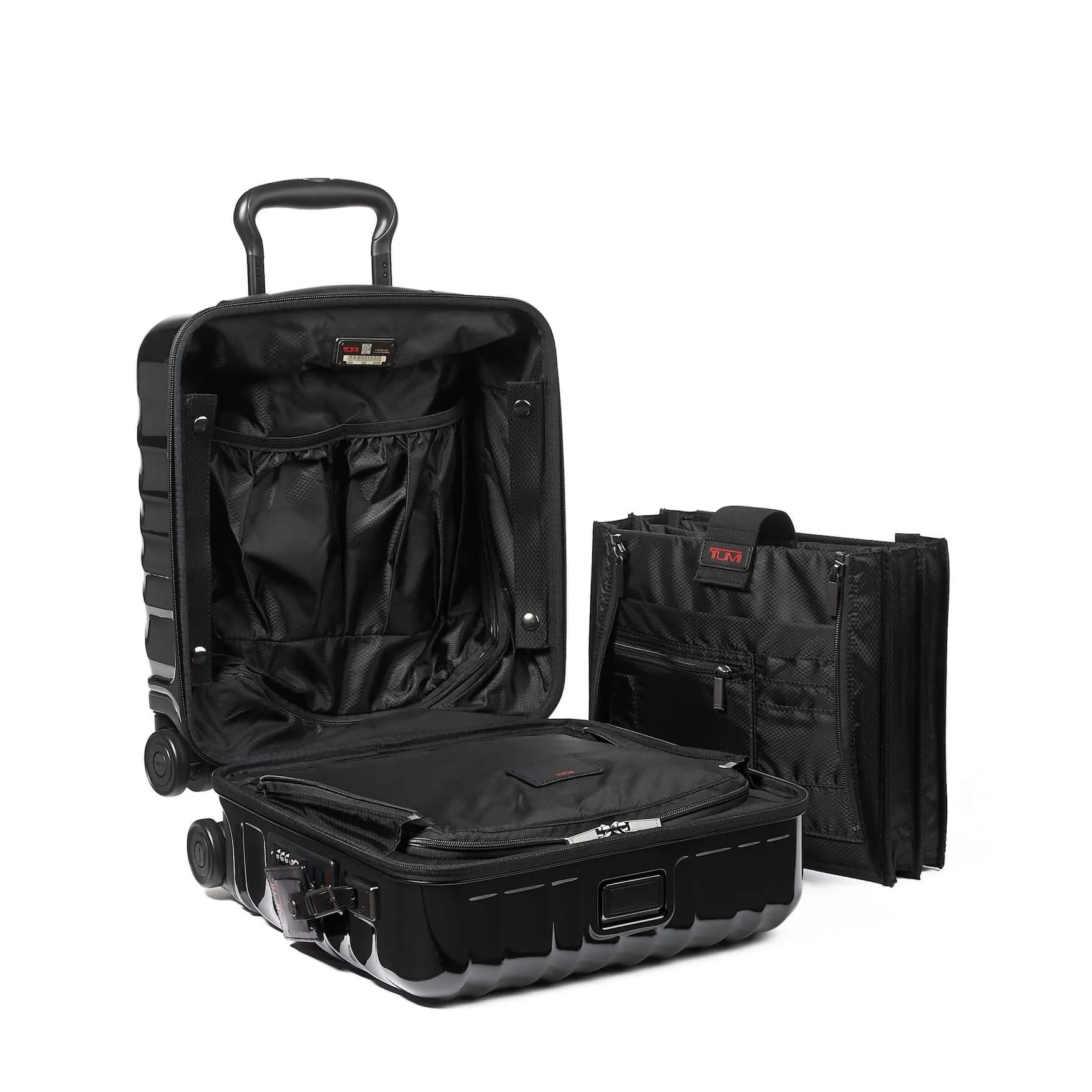 19 Degree Small Compact 4 Wheel Brief