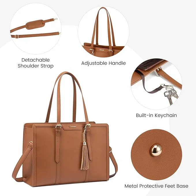 2Pcs Enamored Laptop Bag, 15.6"
