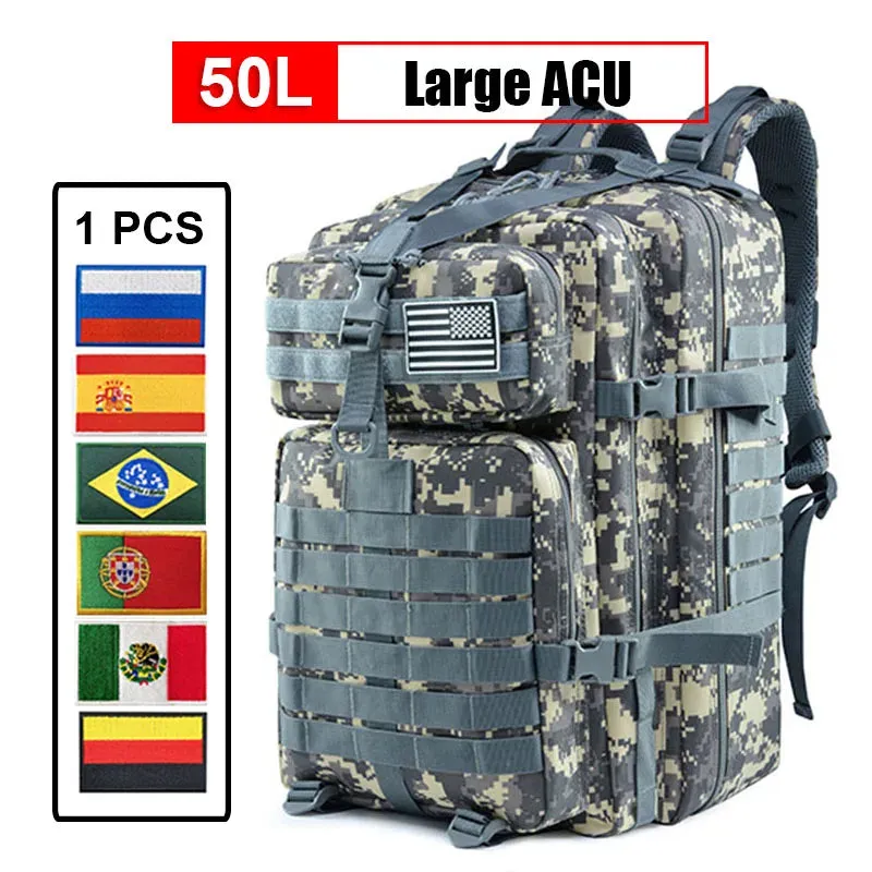 30L/50L 3P Tactical Backpack