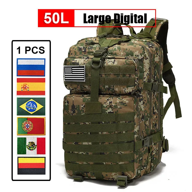 30L/50L 3P Tactical Backpack