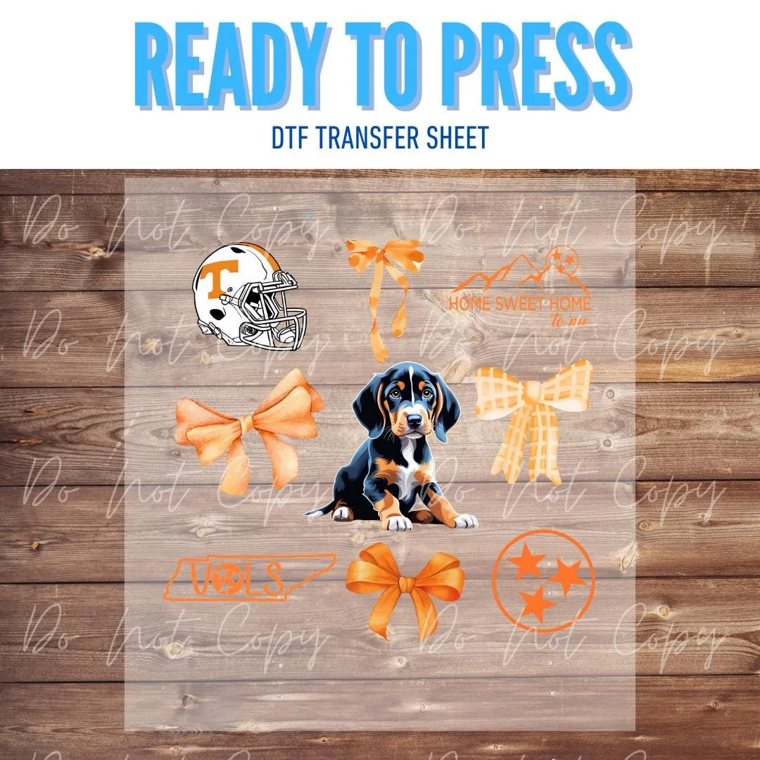 3Blues Designs | Tennessee Vols | SMOKEY |  DTF Transfer Sheet Iron On
