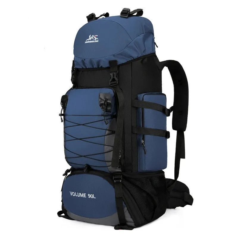 60L Outdoor Hiking Backpacks Travel Climbing Bag Waterproof Bags Trekking Camping with Rain Cove