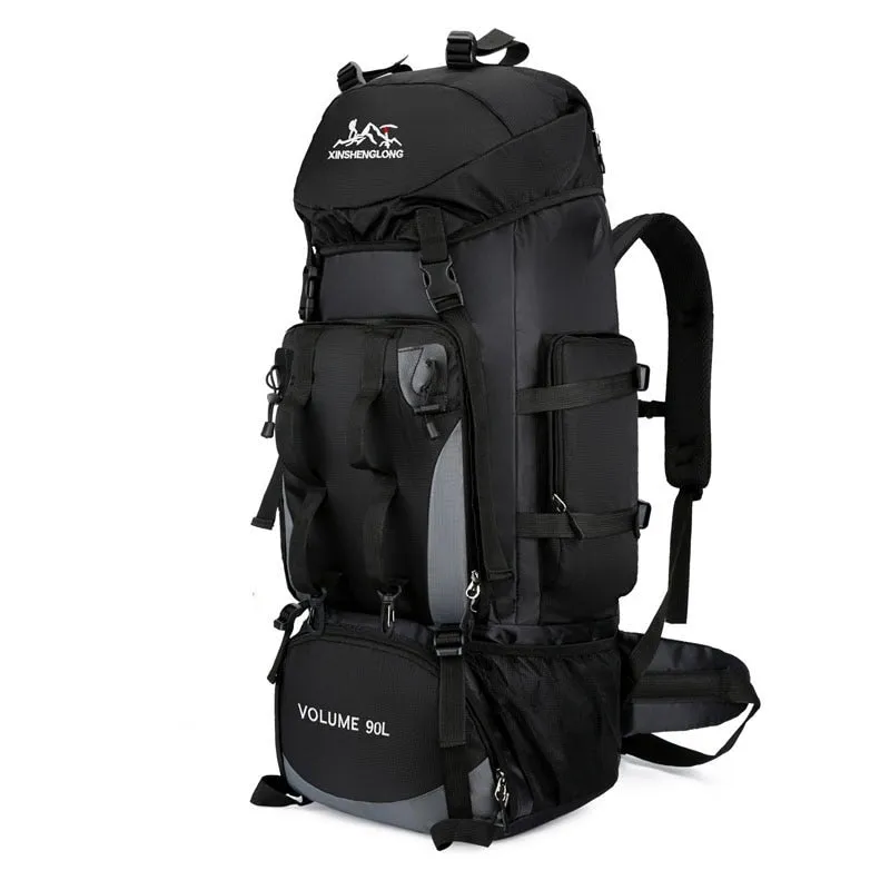 60L Outdoor Hiking Backpacks Travel Climbing Bag Waterproof Bags Trekking Camping with Rain Cove