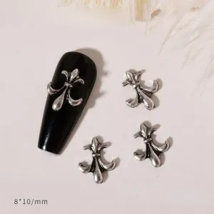 #7B Mixed Retro Nail Charms - Silver