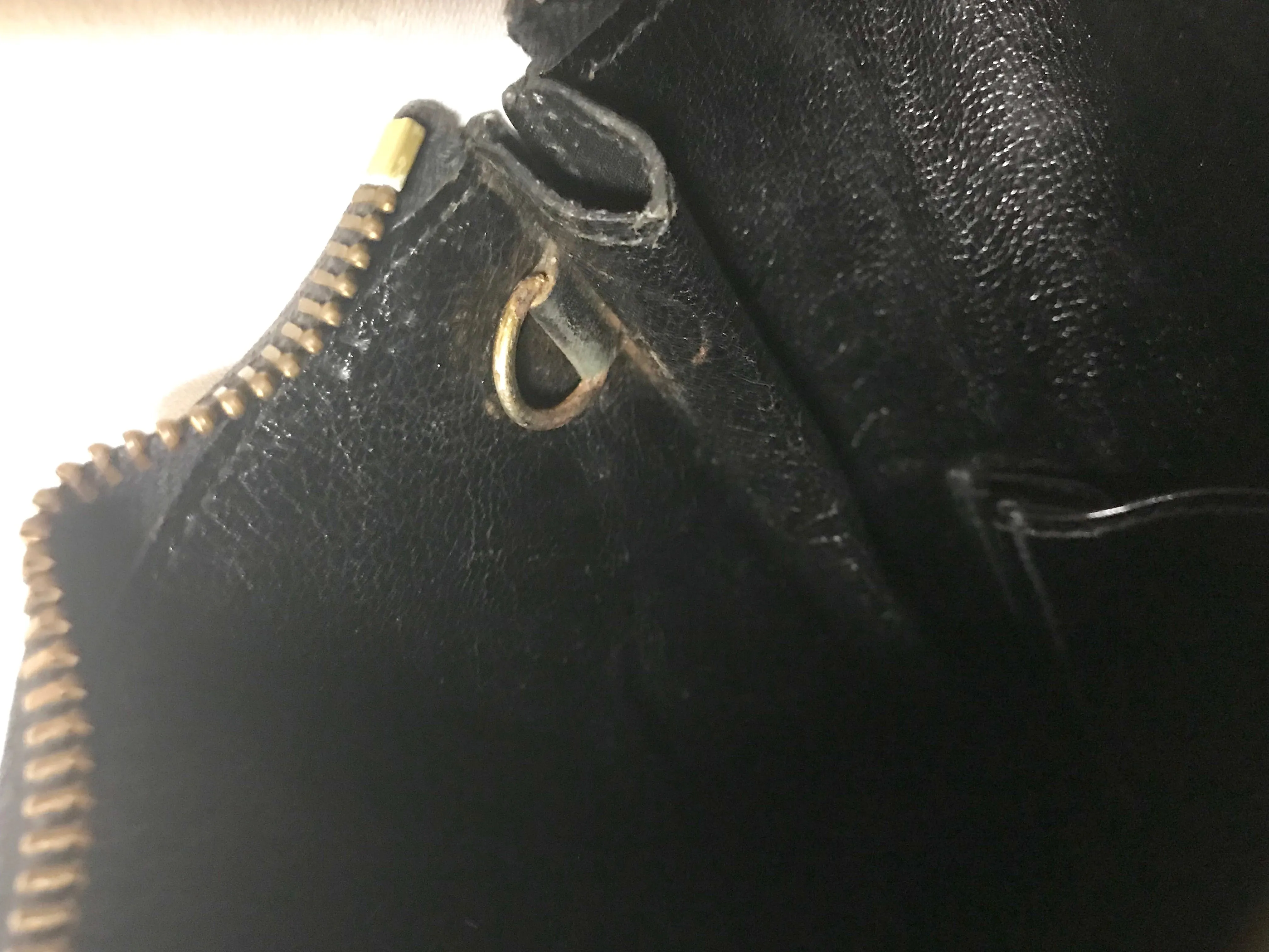 80's Vintage HERMES business portfolio bag, president in calf, suede, lizard. Stamp R, 1988. Limited edition back in the era. Unisex