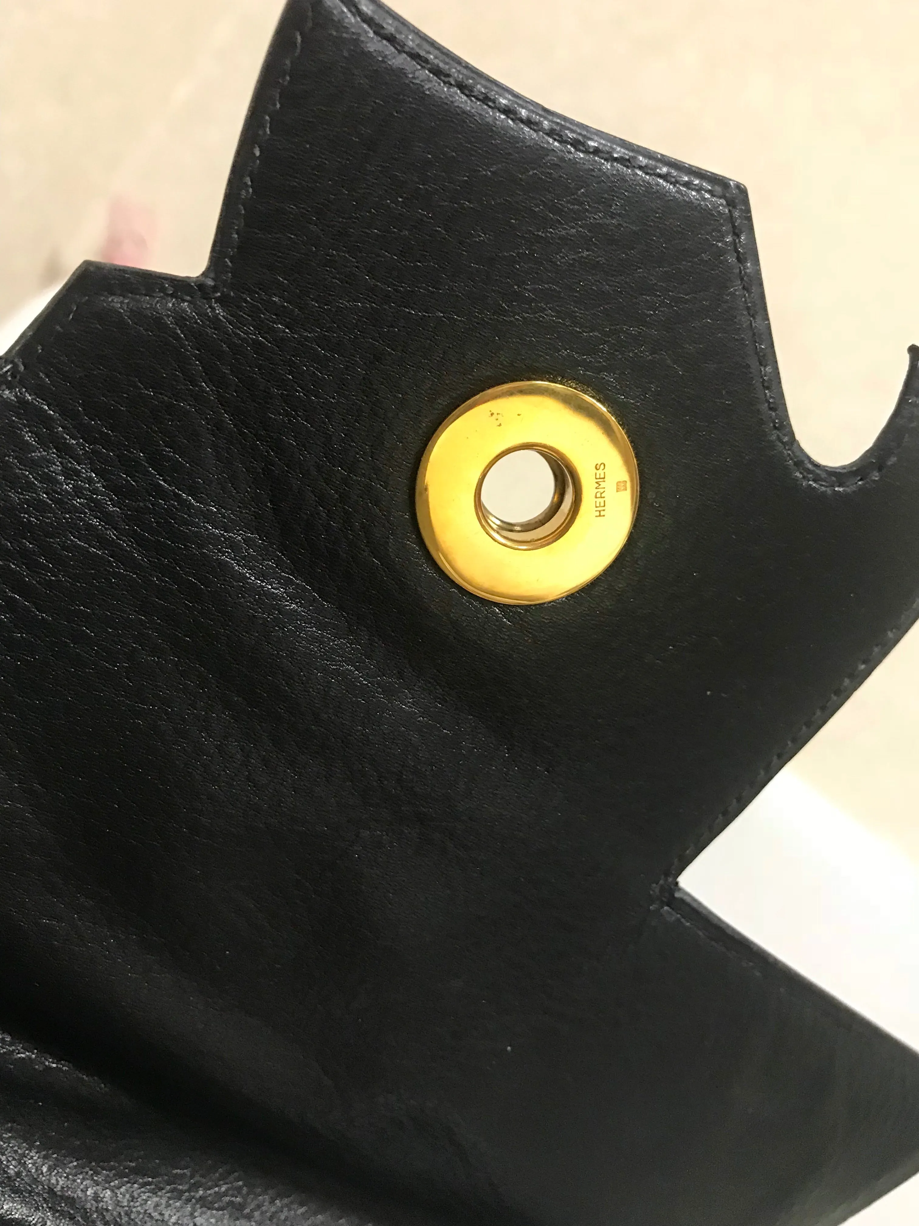 80's Vintage HERMES business portfolio bag, president in calf, suede, lizard. Stamp R, 1988. Limited edition back in the era. Unisex