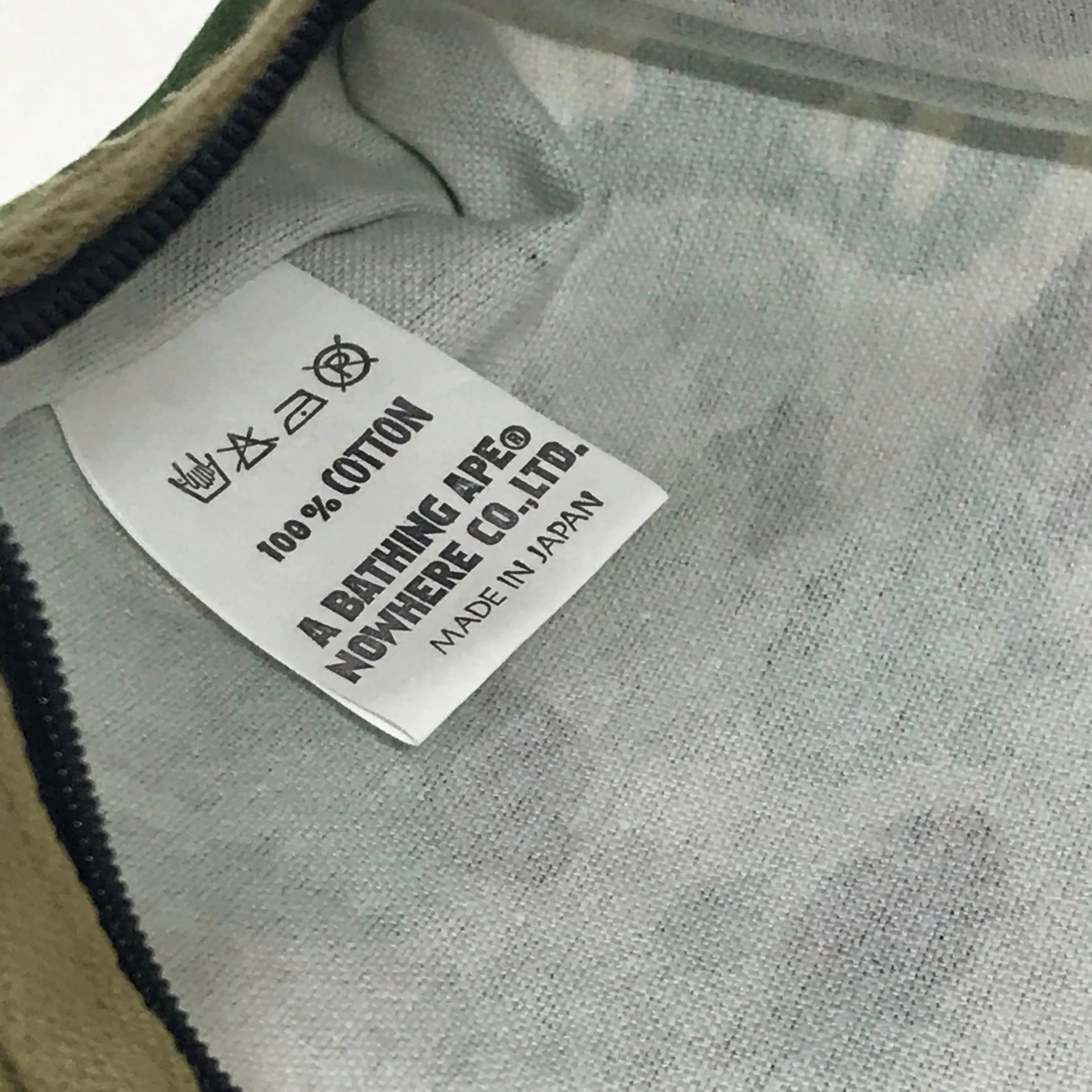 A Bathing Ape Bape Vintage ABC Camo Pouch Green