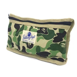 A Bathing Ape Bape Vintage ABC Camo Pouch Green