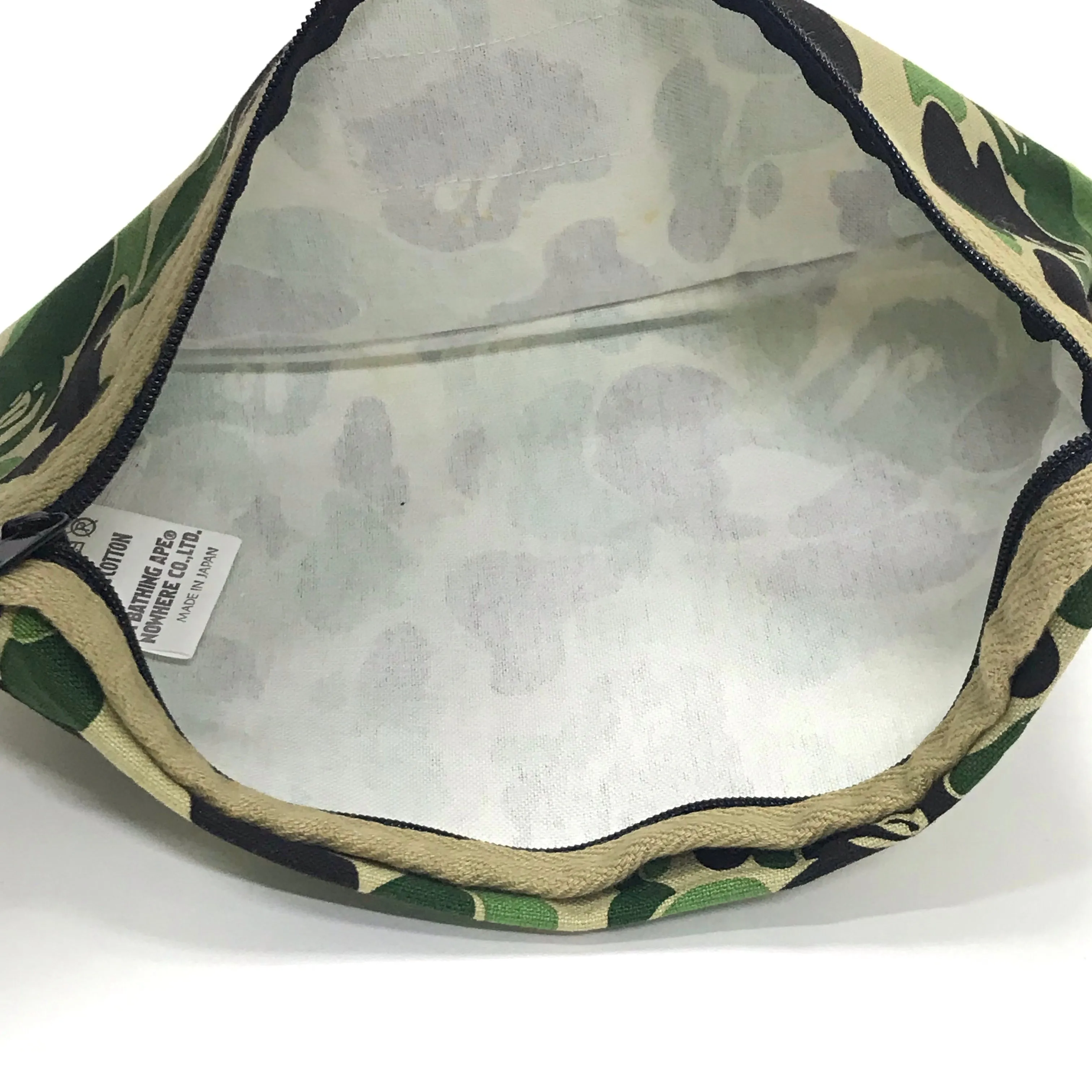 A Bathing Ape Bape Vintage ABC Camo Pouch Green