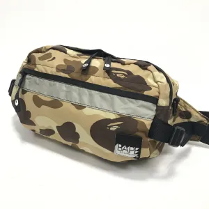 A Bathing Ape Bape Vintage Color Camo Waist / Shoulder Bag Brown
