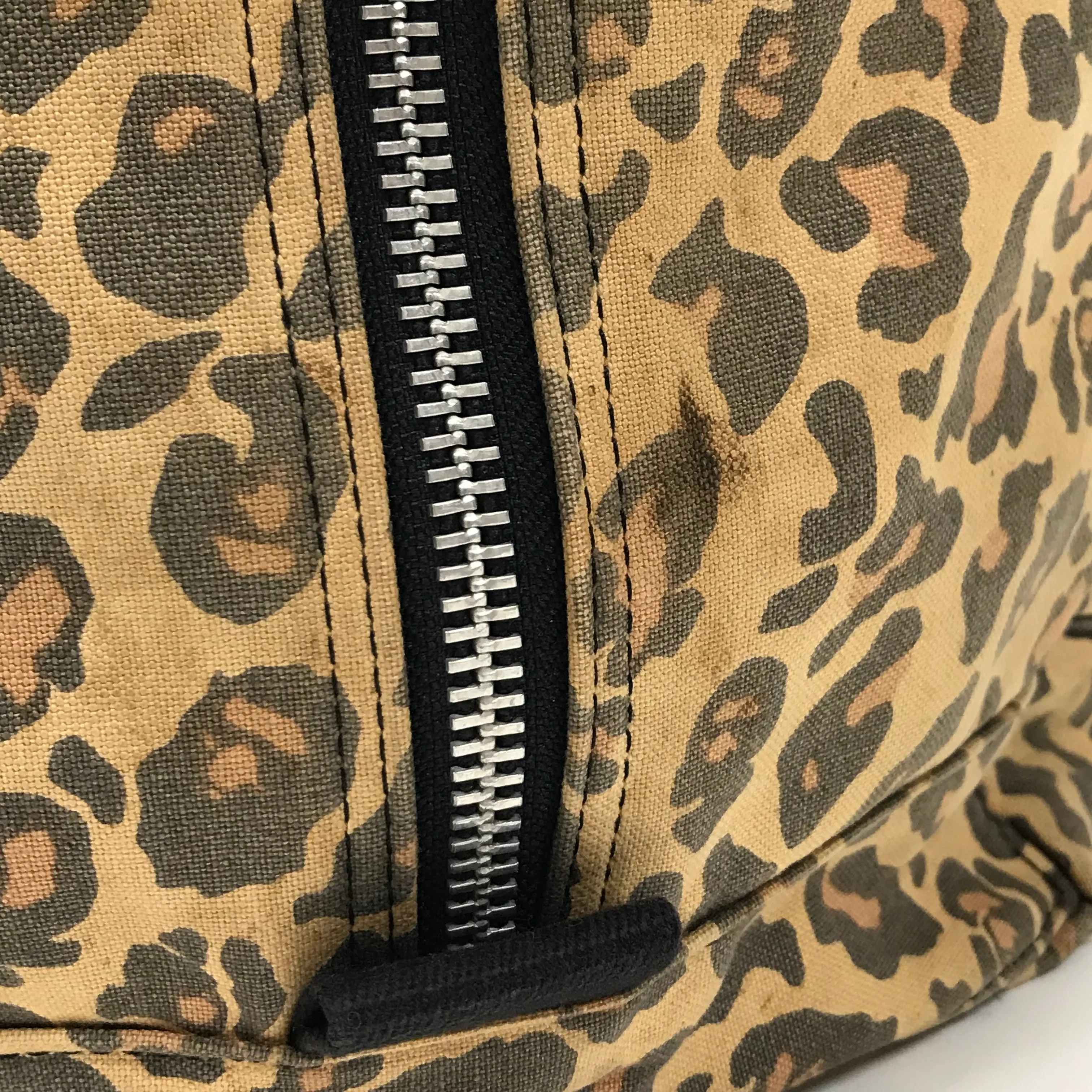 A Bathing Ape Bape Vintage Leopard Camo Duffle Bag