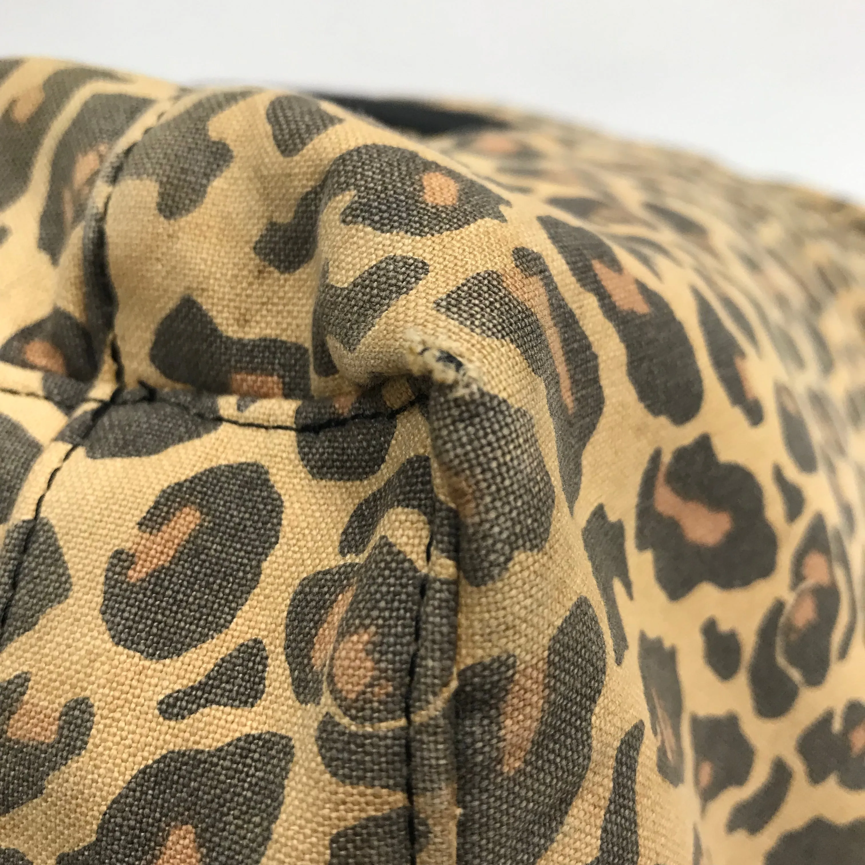 A Bathing Ape Bape Vintage Leopard Camo Duffle Bag
