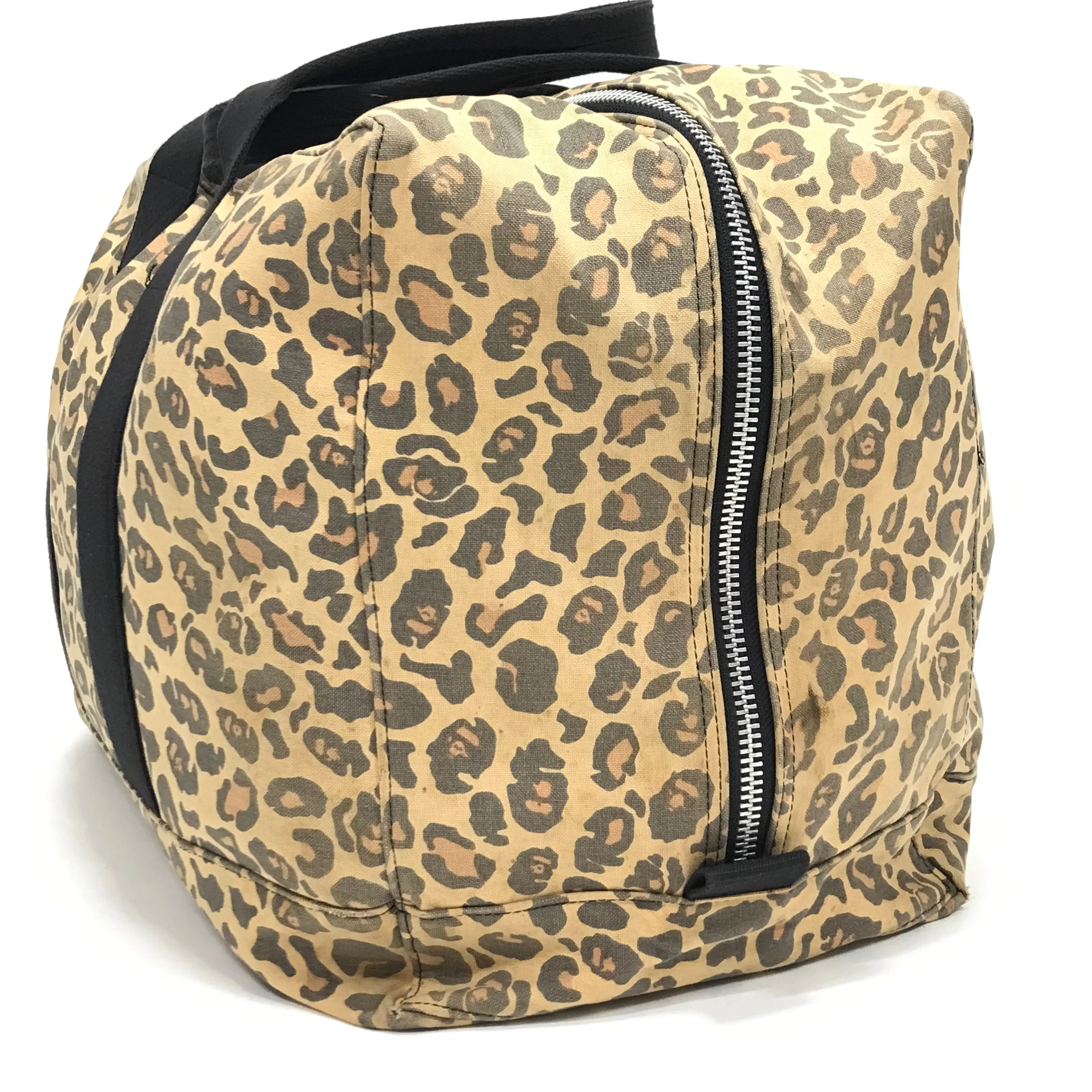 A Bathing Ape Bape Vintage Leopard Camo Duffle Bag