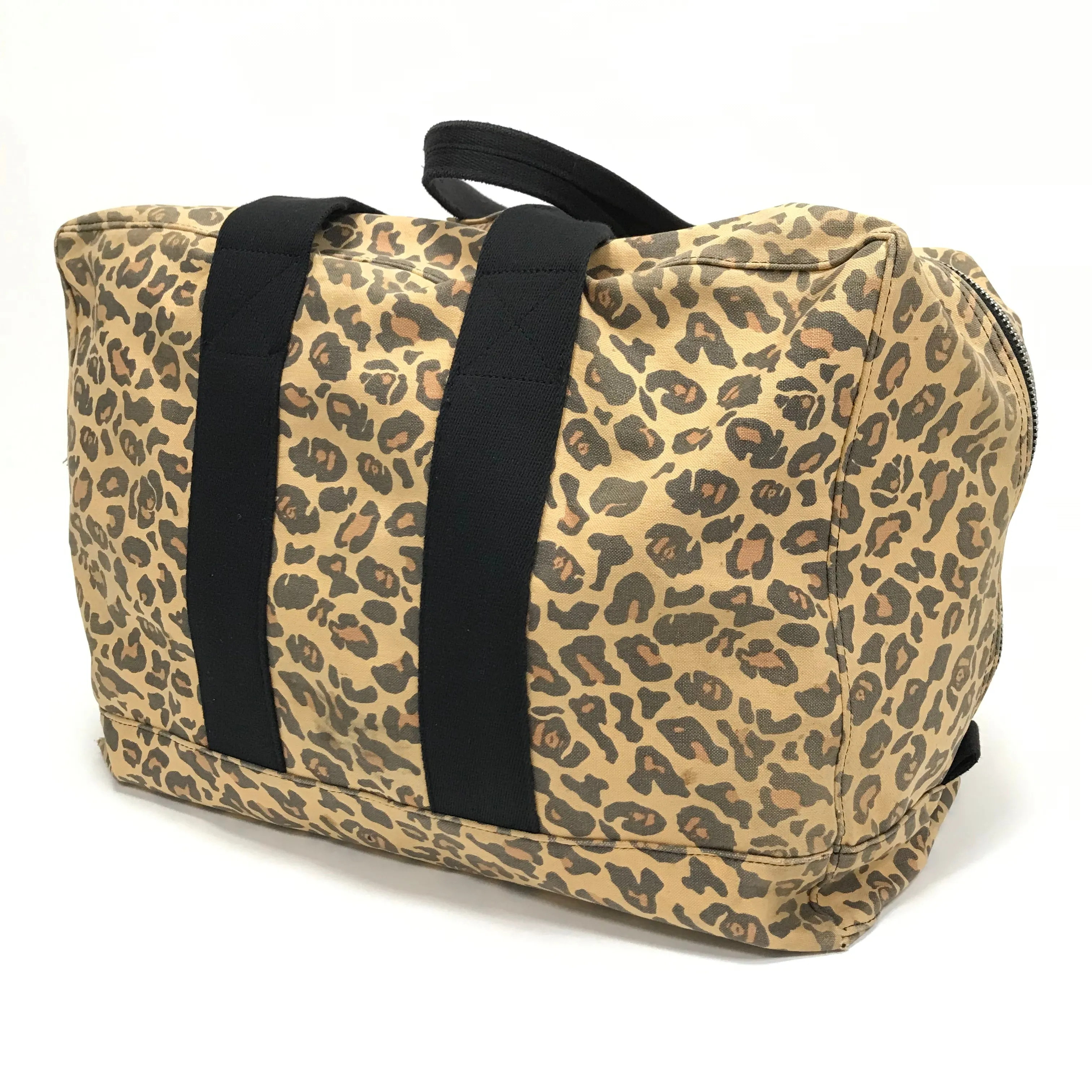 A Bathing Ape Bape Vintage Leopard Camo Duffle Bag