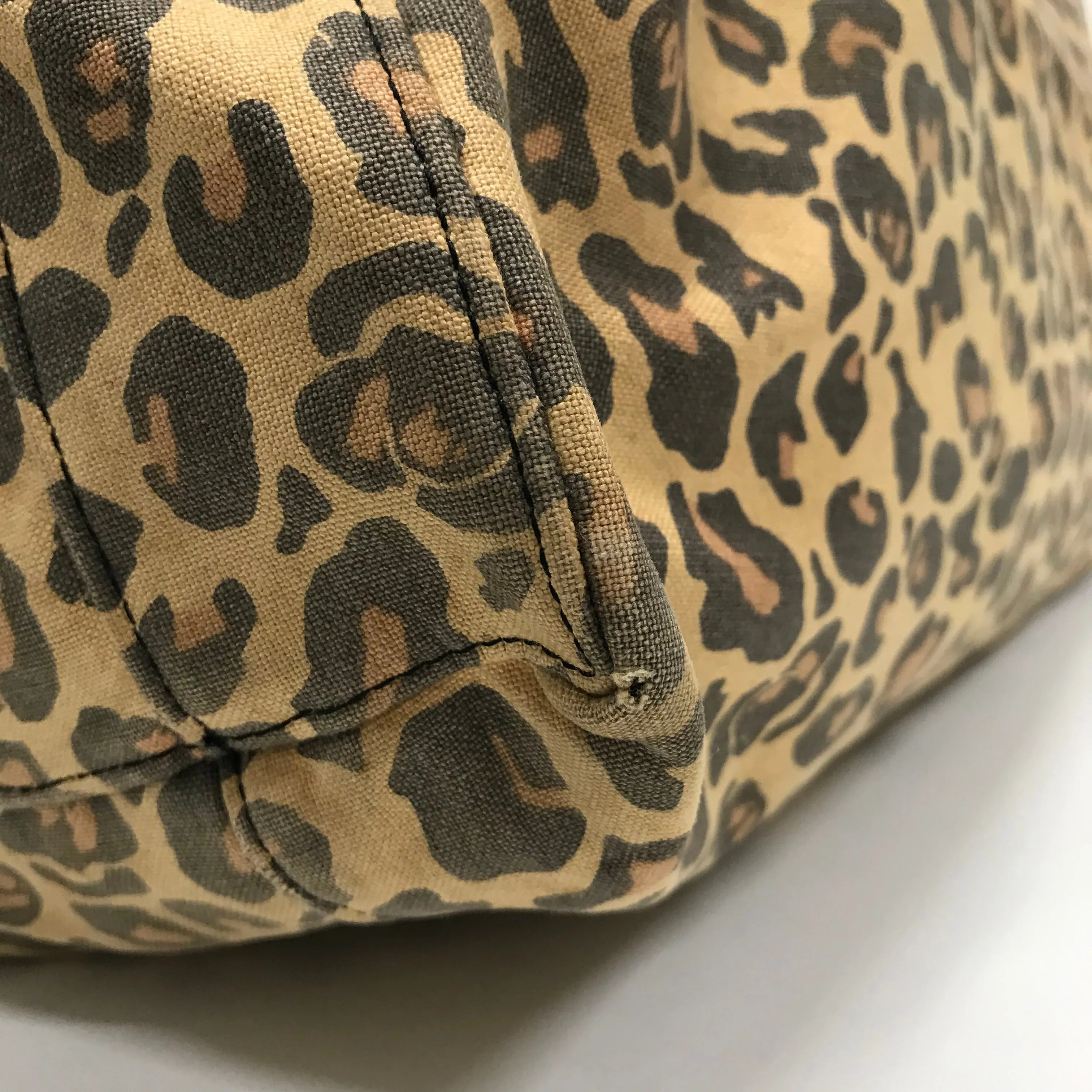 A Bathing Ape Bape Vintage Leopard Camo Duffle Bag