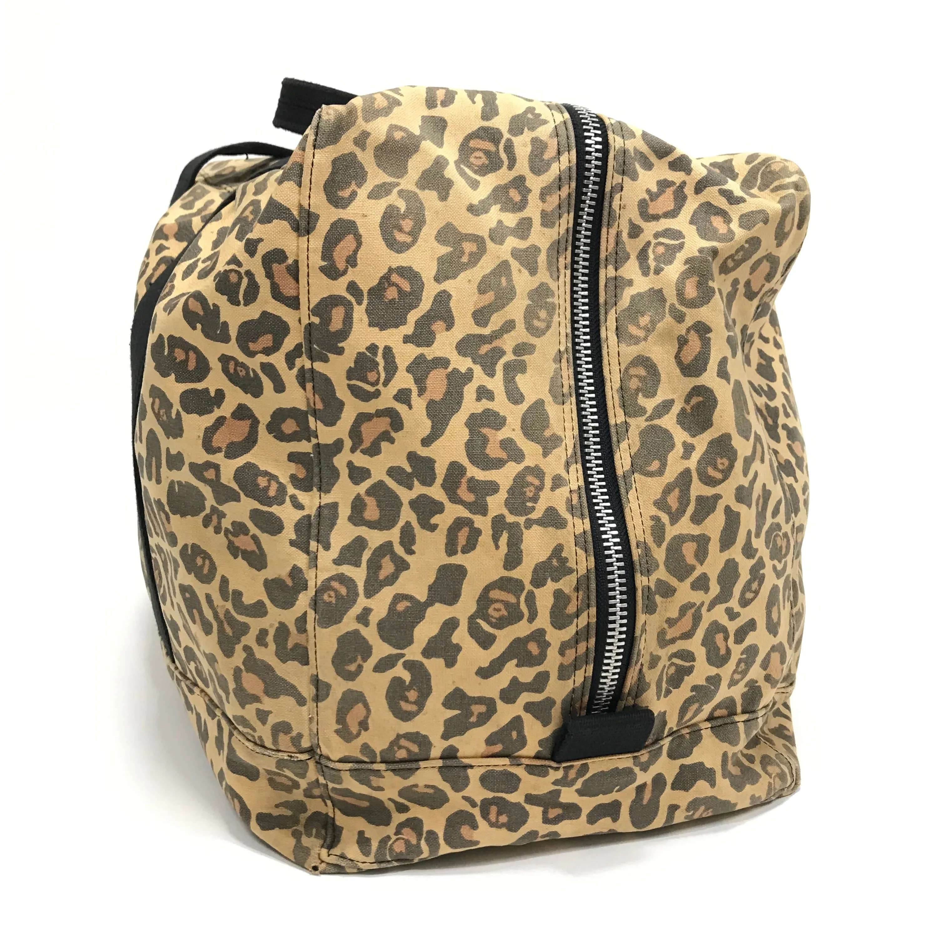 A Bathing Ape Bape Vintage Leopard Camo Duffle Bag