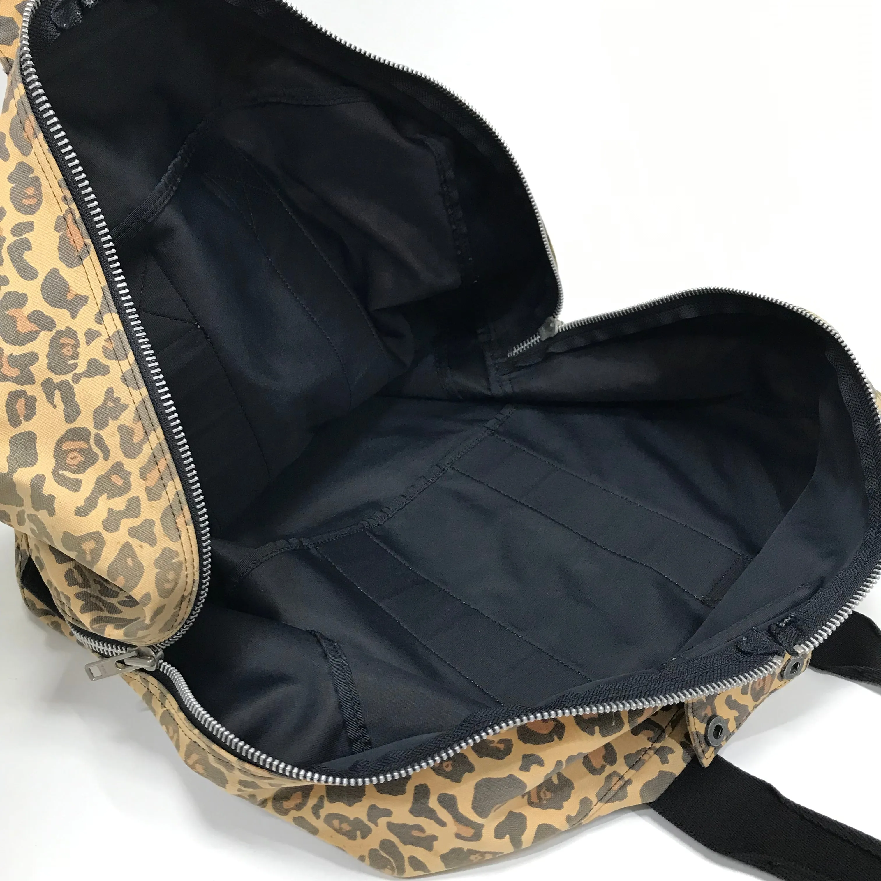 A Bathing Ape Bape Vintage Leopard Camo Duffle Bag