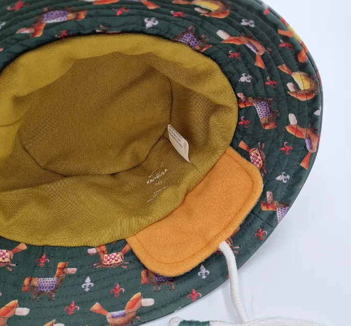 Adventurer Bucket Rain Hat  Horses