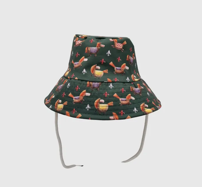 Adventurer Bucket Rain Hat  Horses