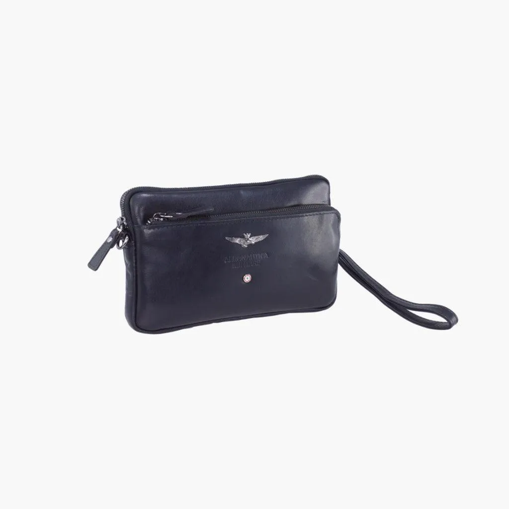 Air Force Military Pochette Men in Leather Vintage Line AM356-NE