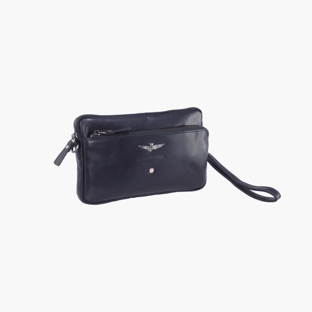 Air Force Military Pochette Men in Leather Vintage Line AM356-NE