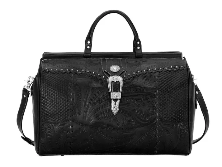 American West Handbag Travel Collection: Retro Duffel Luggage Bag