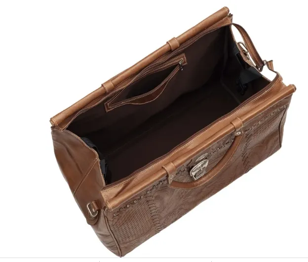 American West Handbag Travel Collection: Retro Duffel Luggage Bag