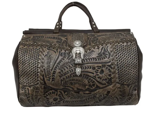American West Handbag Travel Collection: Retro Duffel Luggage Bag