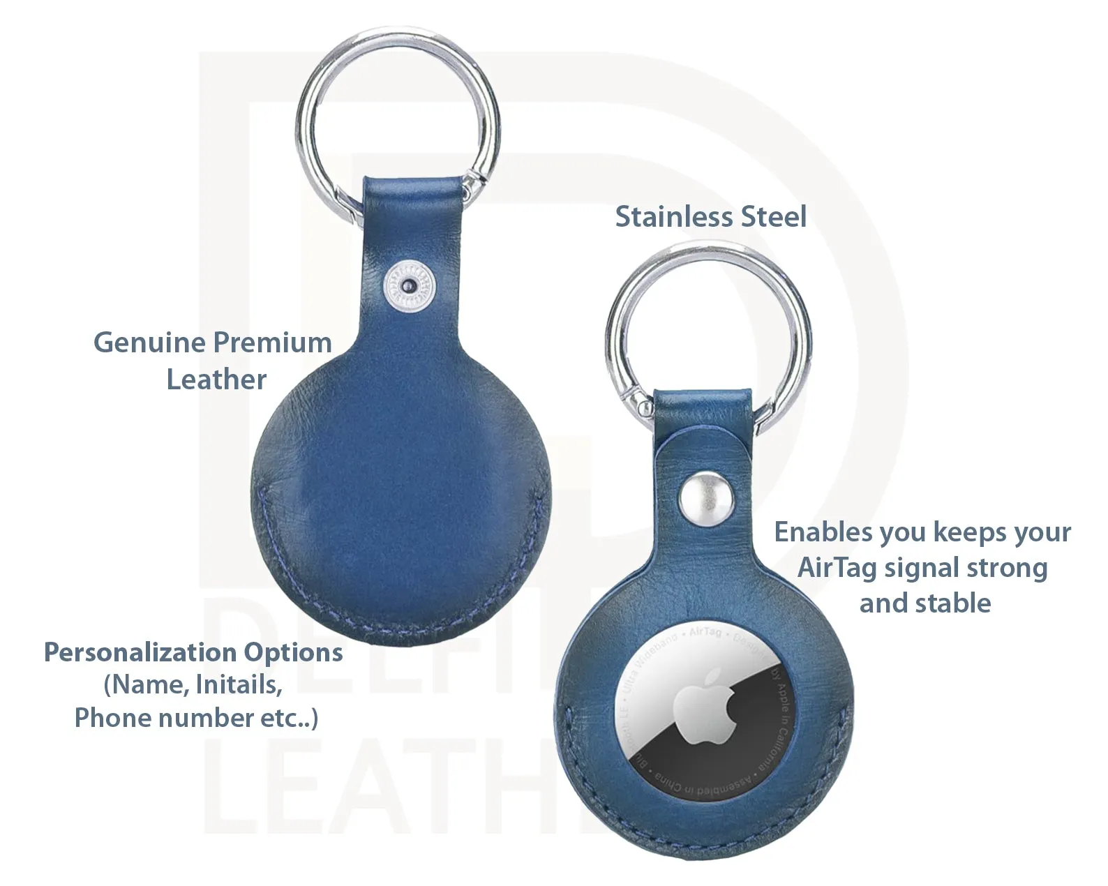 Apple Arta Protective Leather Keychain for Apple