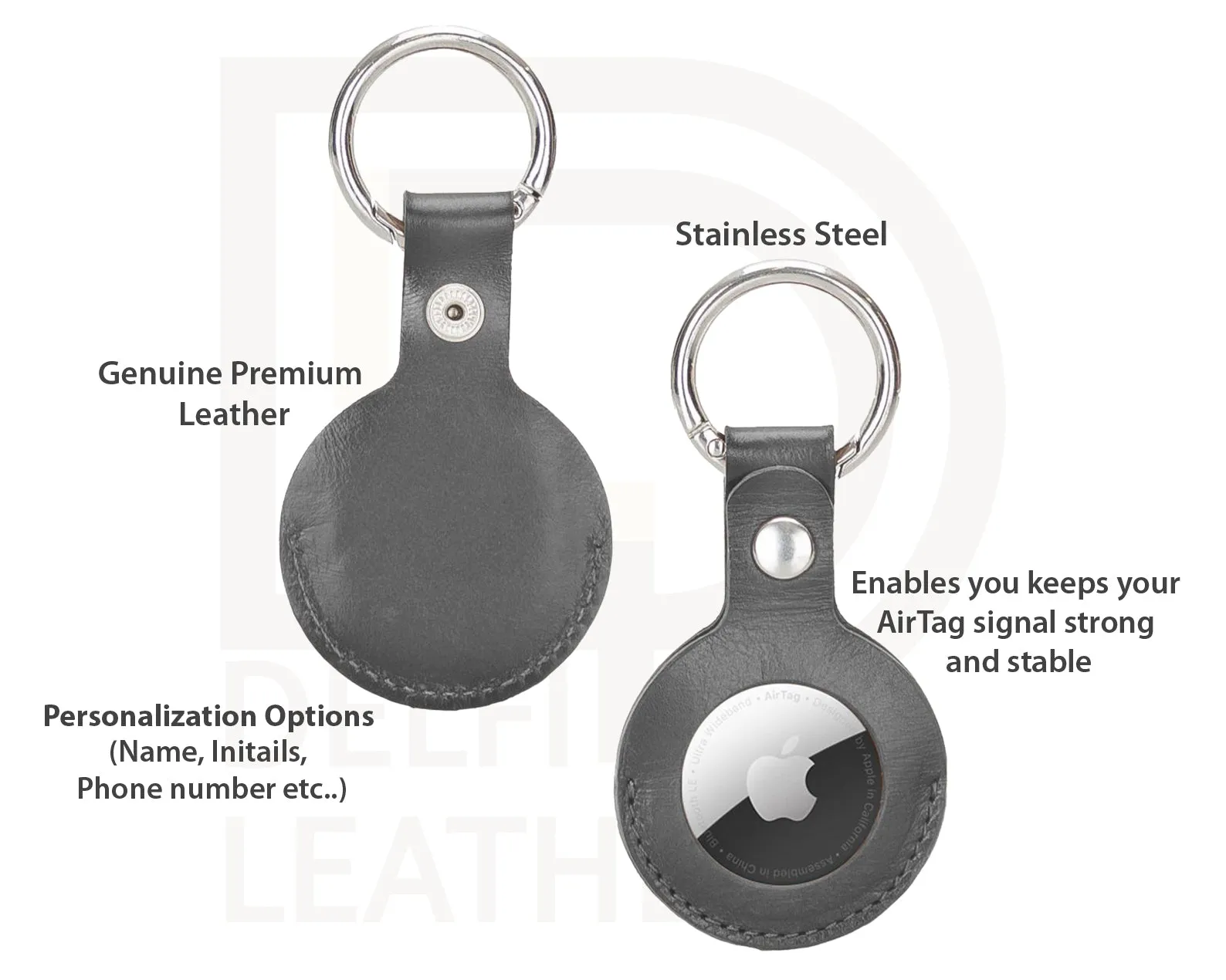 Apple Arta Protective Leather Keychain for Apple