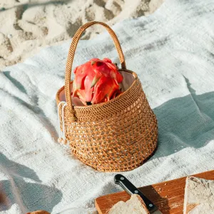Atta Nirina Rattan Bucket Bag