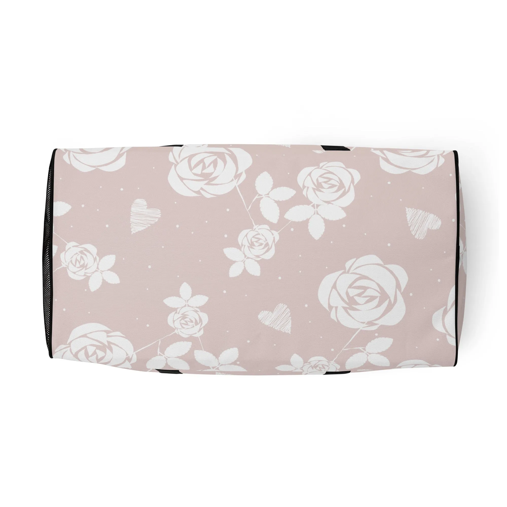 Baby Pink Floral - Sustainably Made Duffle Bag