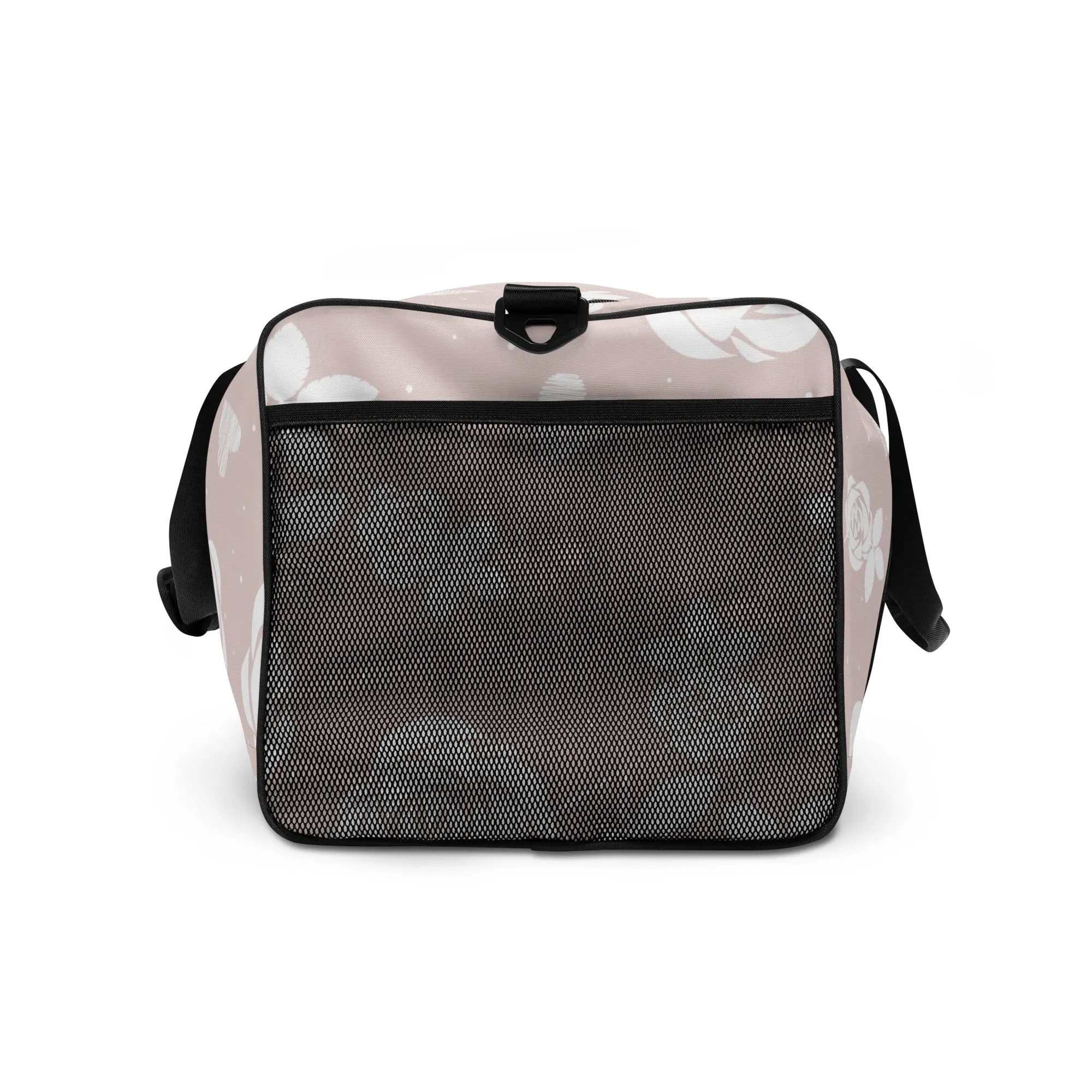 Baby Pink Floral - Sustainably Made Duffle Bag