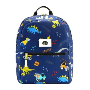 Backpack-Navy Dinosaur