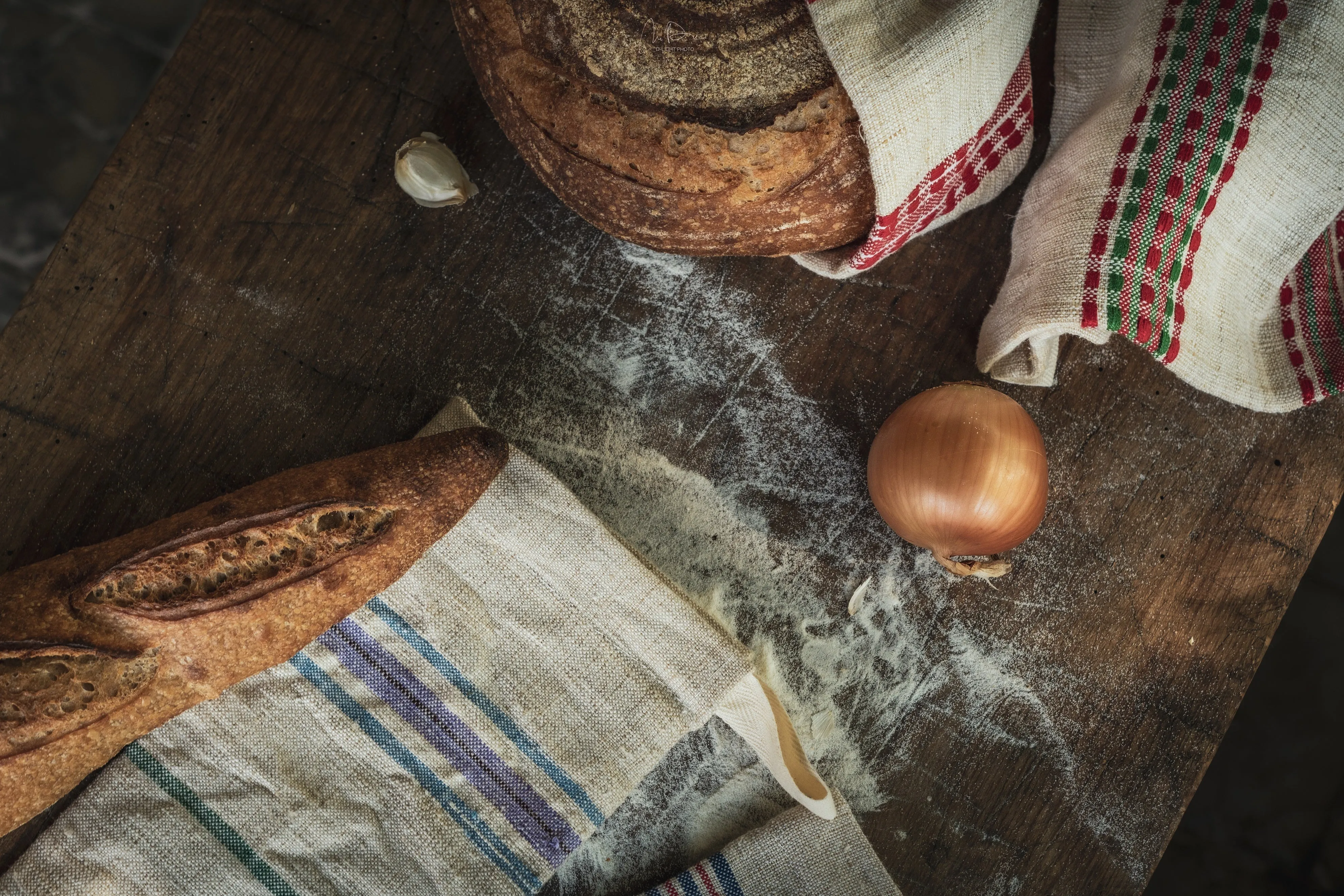 Bag: Handwoven antique and vintage hemp bread bags- BG224