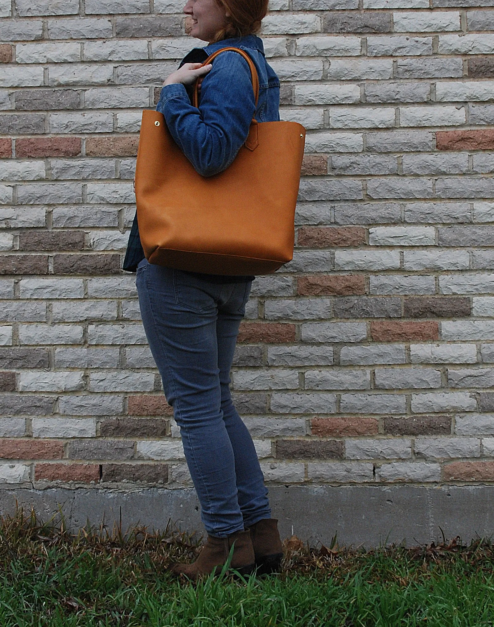 Basically Beautiful Leather Tote
