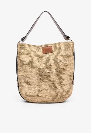 Bayia Raffia Shoulder Bag