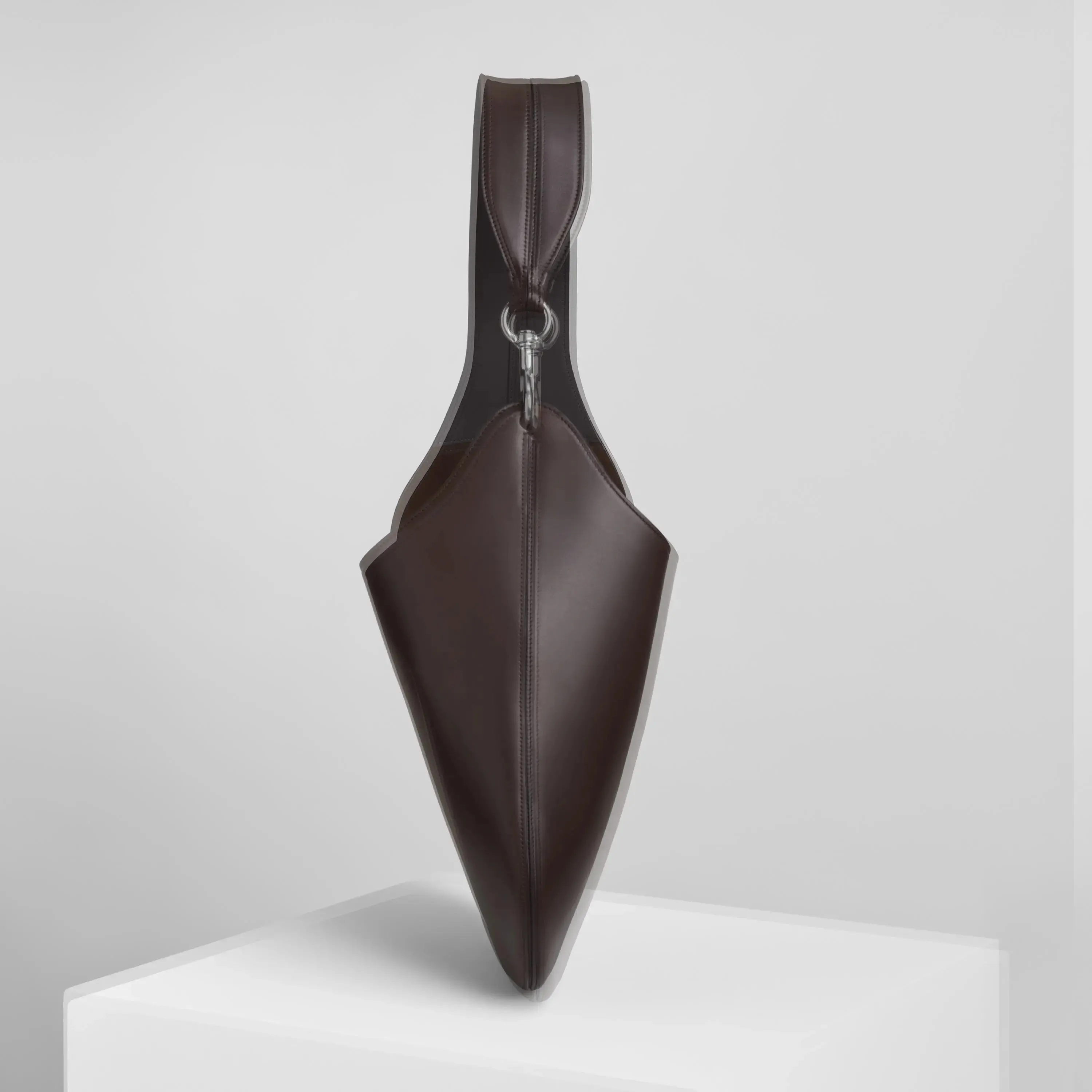 BEAN BAG | chocolate brown leather