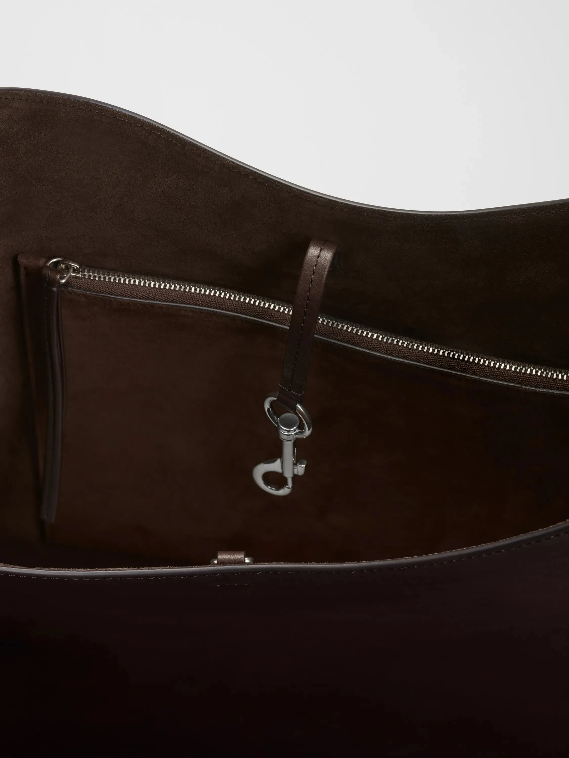 BEAN BAG | chocolate brown leather