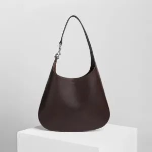BEAN BAG | chocolate brown leather