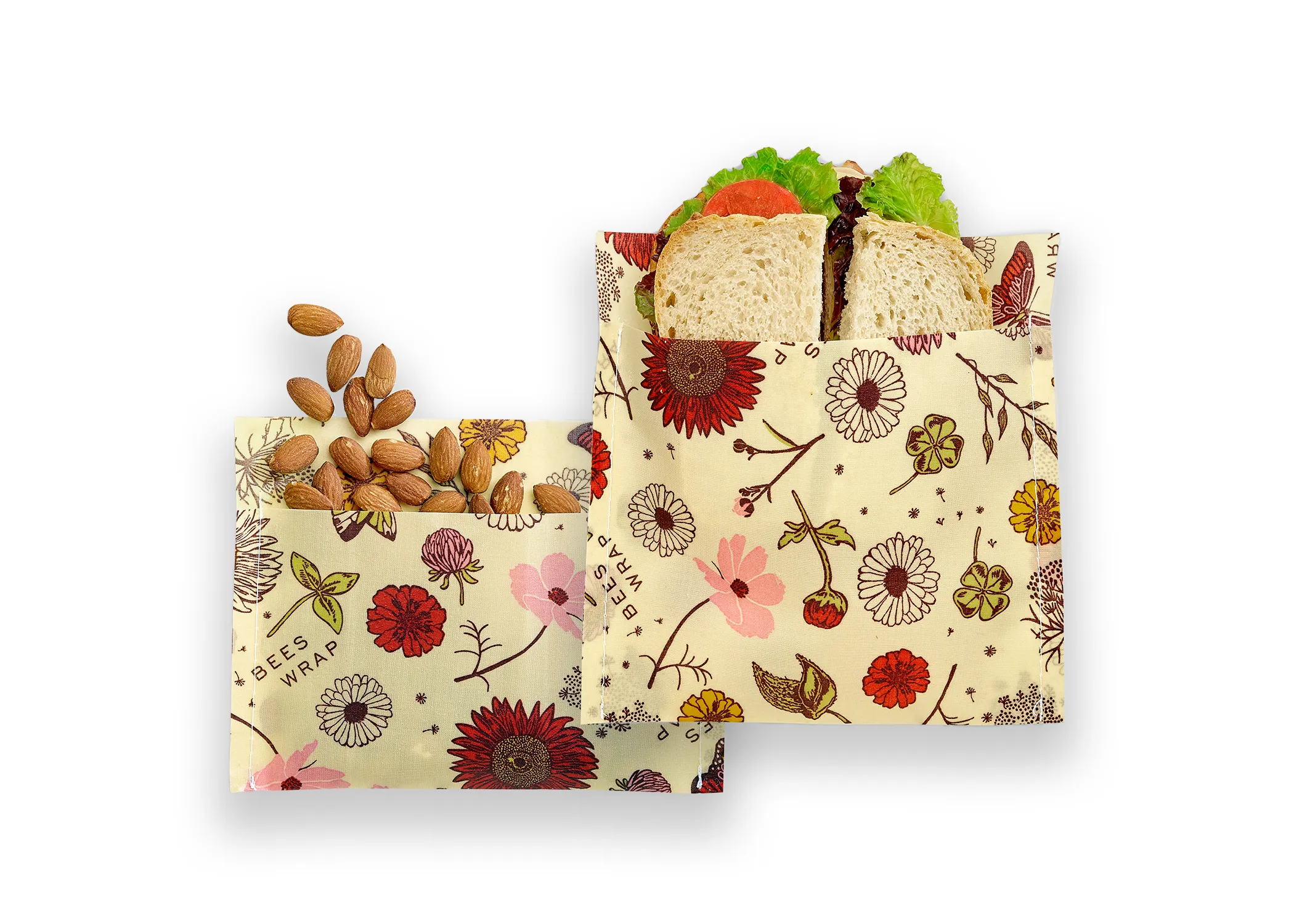 Bee's Wrap - Snack & Sandwich Bags - Meadow Magic
