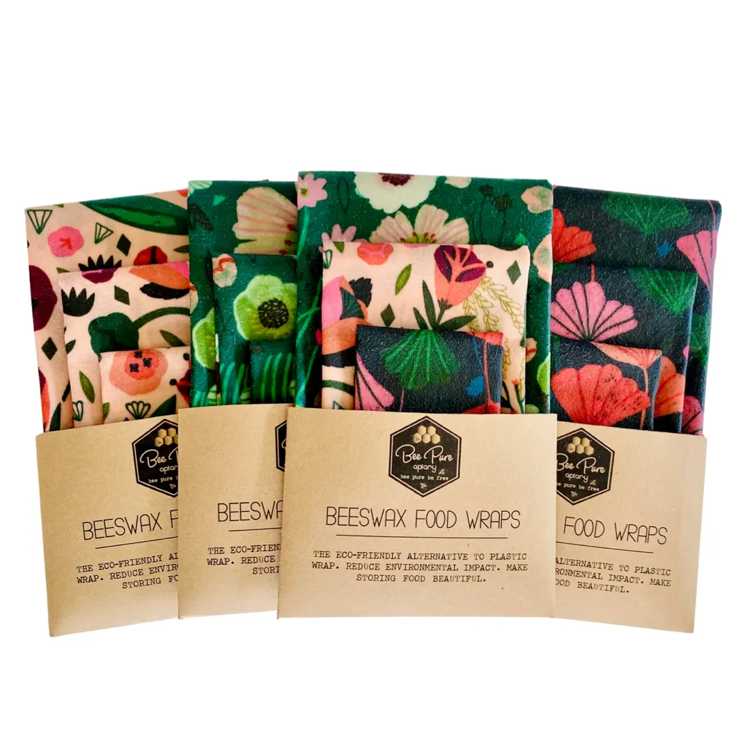 Beeswax Food Wraps - Enchanted Rainforest