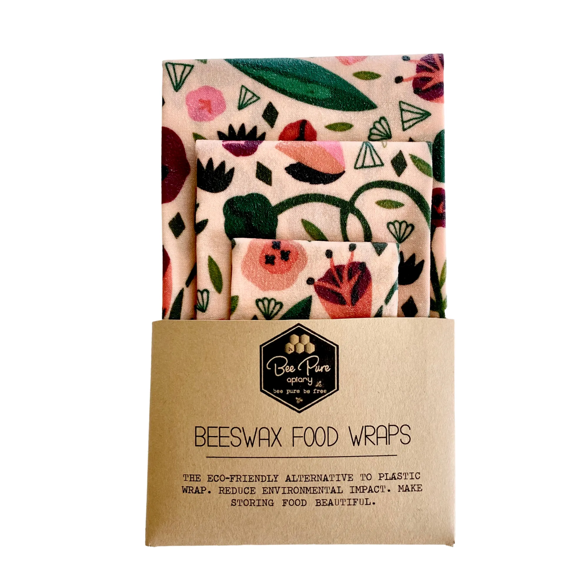 Beeswax Food Wraps - Enchanted Rainforest
