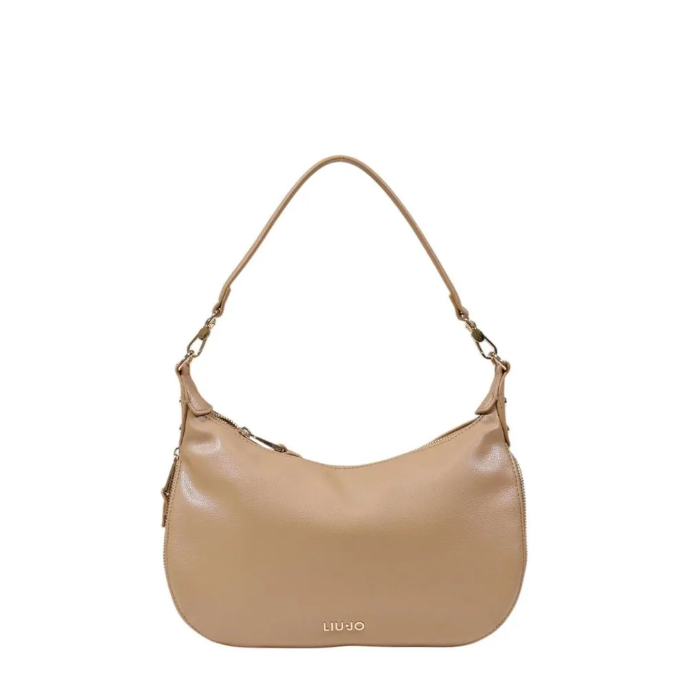 Beige Polyethylene Handbag